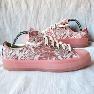 Converse Golf Wang x Chuck Taylor 70 Low Ox Pink Python Sneakers Men's Size 8.5